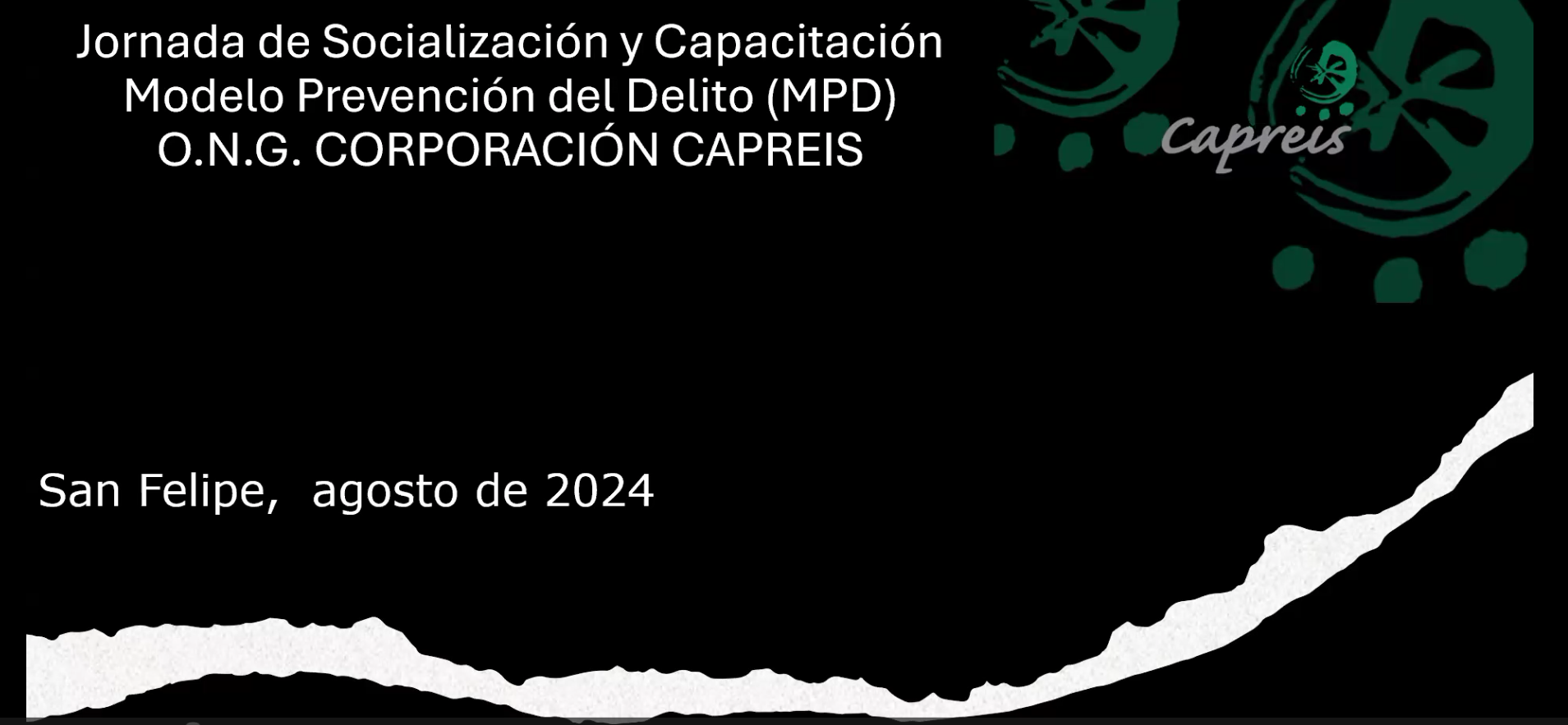Introducción al Modelo de Prevención de Delitos ONG Corporación CAPREIS - Trienio 2023-2025